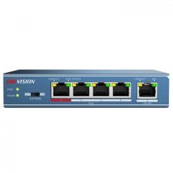 PoE суич Hikvision DS-3E0106HP-E, 6-портов