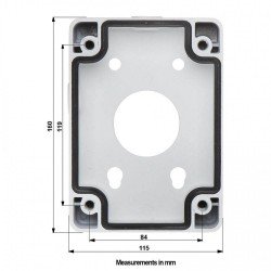 Dahua PFA120 монтажна кутия Dahua PFA120 монтажна кутия