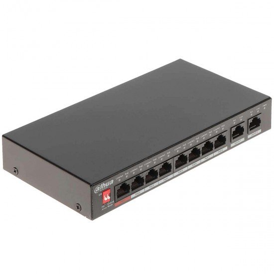 10 порта PoE суич Dahua PFS3010-8ET-96