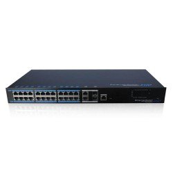 28-порта PoE switch UTEPO UTP7224E-POE-L2, управляем
