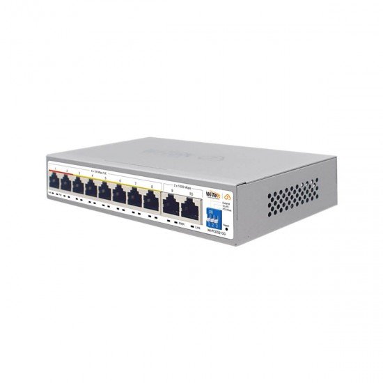 PoE суич Wi-Tek WI-PCES210G, 10-портов