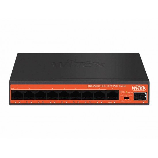 PoE суич Wi-Tek WI-PS309GFH, 10-портов