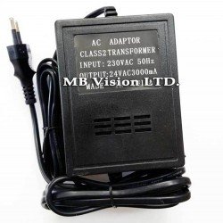 Адаптор за захранване на PTZ камери 24Vac - 3А Адаптор за захранване на PTZ камери 24Vac - 3А