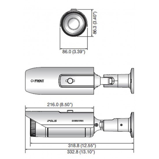 IP мрежова камера Samsung с резолюция 1.3Mpx