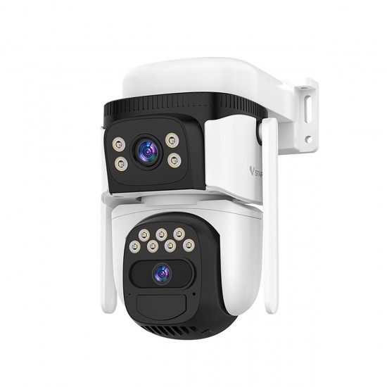 Соларна WiFi камера VStarcam CB621DR два обектива 3MP + 3MP, батерия 8000mAh