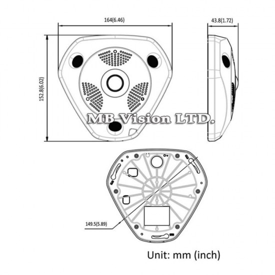 Панорамна 3 мегапиксела IP камера за видеонаблюдение Hikvision DS-2CD6332FWD-I Панорамна 3 мегапиксела IP камера за видеонаблюдение Hikvision DS-2CD6332FWD-I