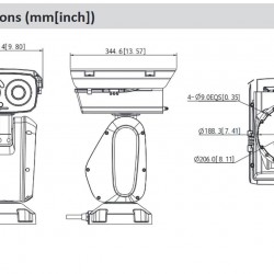 Хибридна 2MP IP PTZ камера Dahua TPC-PT8421AP-TB35Z50, 50x Хибридна 2MP IP PTZ камера Dahua TPC-PT8421AP-TB35Z50, 50x