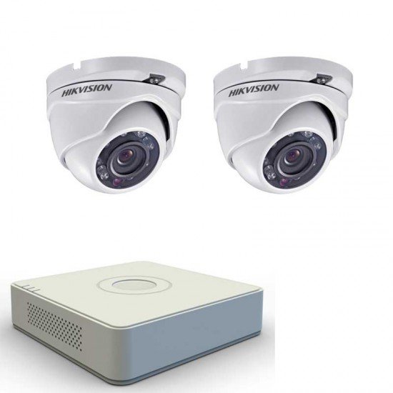 Комплект 2MP Hikvision с 2 камери