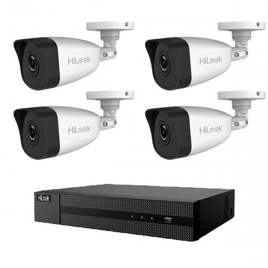 Готова 4MP IP система за видеонаблюдение с 4 камери