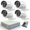 Комплект 4 HD камери, DVR Hikvision
