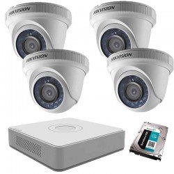 Комплект 4 камери Hikvision + DVR + HDD Комплект 4 камери Hikvision + DVR + HDD