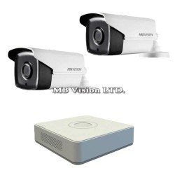 Система за видеонаблюдение с 2 Full HD камери + Hikvision DVR Система за видеонаблюдение с 2 Full HD камери + Hikvision DVR