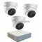 Готова система с 3 Full HD камери + Hikvision DVR