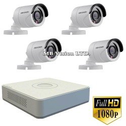 Промо оферта: 4 Full HD камери и 4-канален Full HD DVR Hikvision Промо оферта: 4 Full HD камери и 4-канален Full HD DVR Hikvision