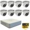 Топ оферта: 8 броя Full HD камери и 8-канален Full HD DVR Hikvision