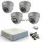 HD комплект с 4 камери и DVR Hikvision