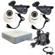 Комплект висока резолюция за видеонаблюдение с 2 вътрешни и 2 външни камери и ДВР