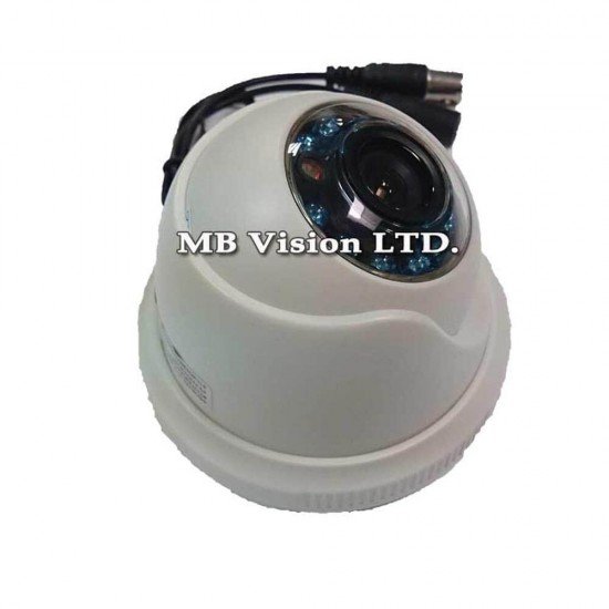 Вътрешна куполна камера 600TVL, 3.6mm обектив