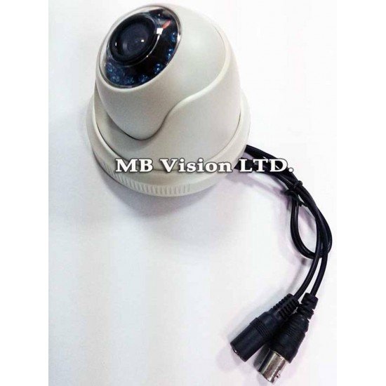 Вътрешна куполна камера 600TVL, 3.6mm обектив
